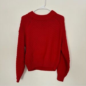 Universal Thread Vibrant Red Crew Neck Sweater
